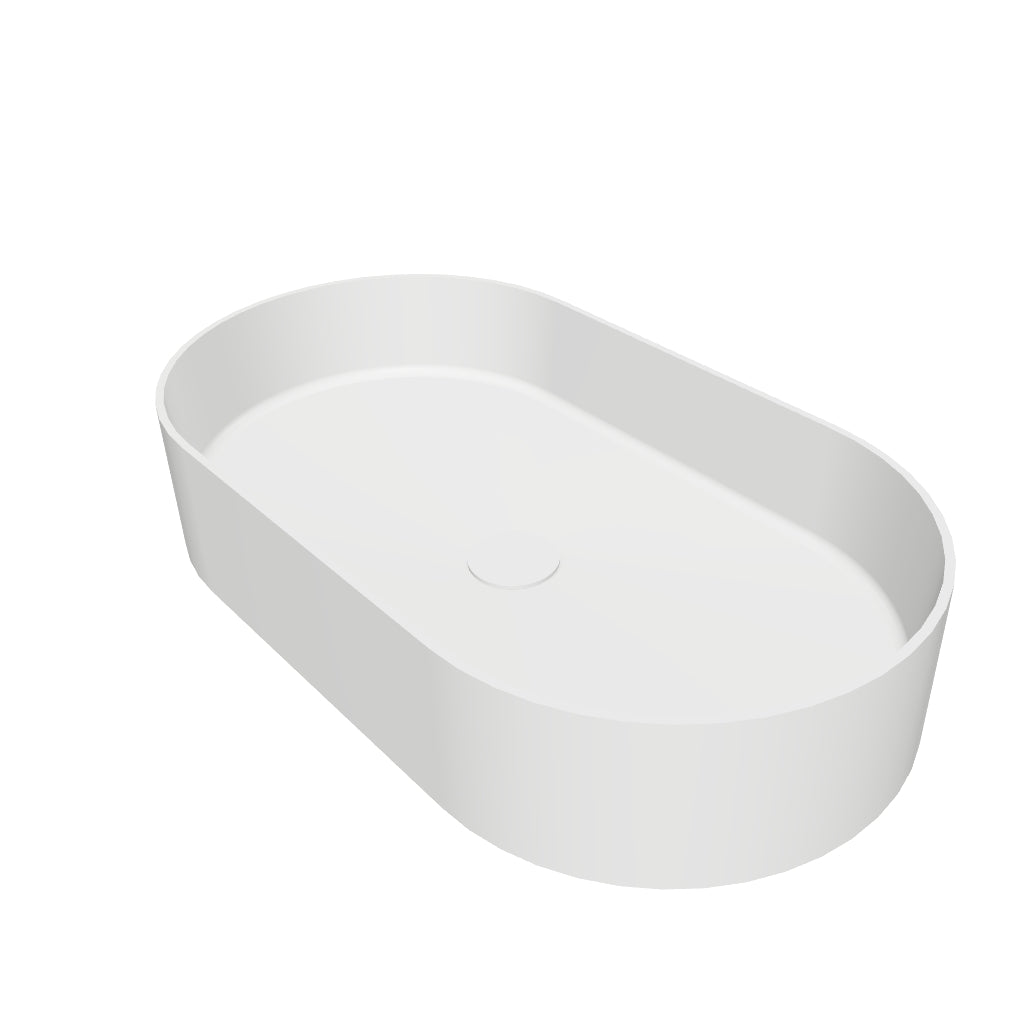 INFINITE | Super Thin Edge E 60CL | Overcounter Washbasin | INFINITE Solid Surfaces