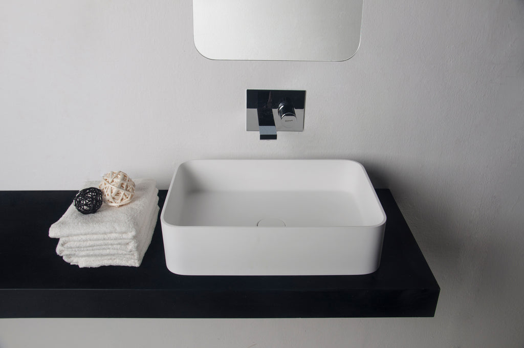 INFINITE | Super Thin Edge RR 50 | Overcounter Washbasin | INFINITE Solid Surfaces