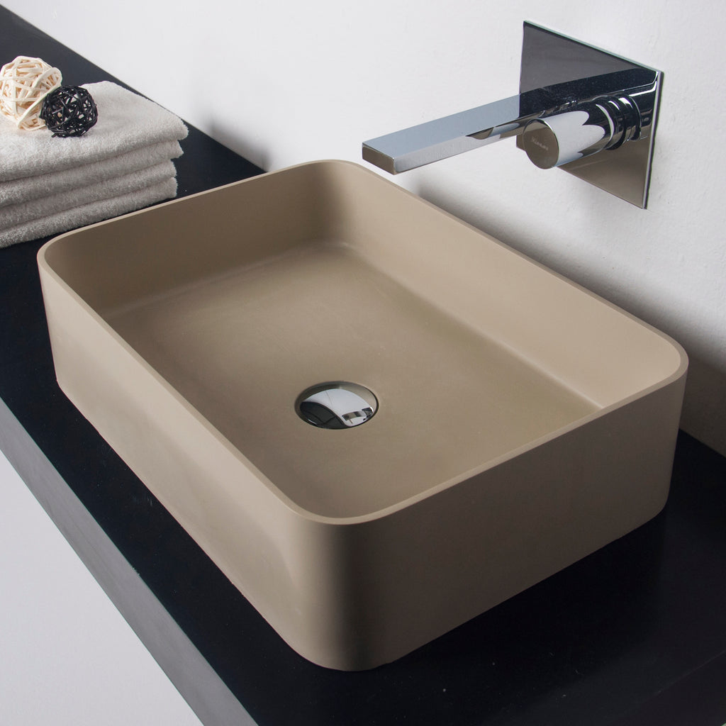 INFINITE | Super Thin Edge RR 50 | Overcounter Washbasin | INFINITE Solid Surfaces