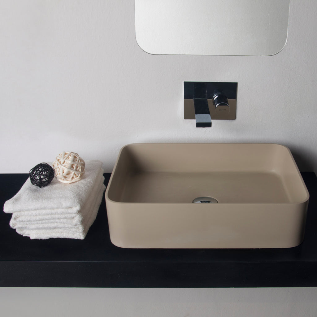 INFINITE | Super Thin Edge RR 50 | Overcounter Washbasin | INFINITE Solid Surfaces