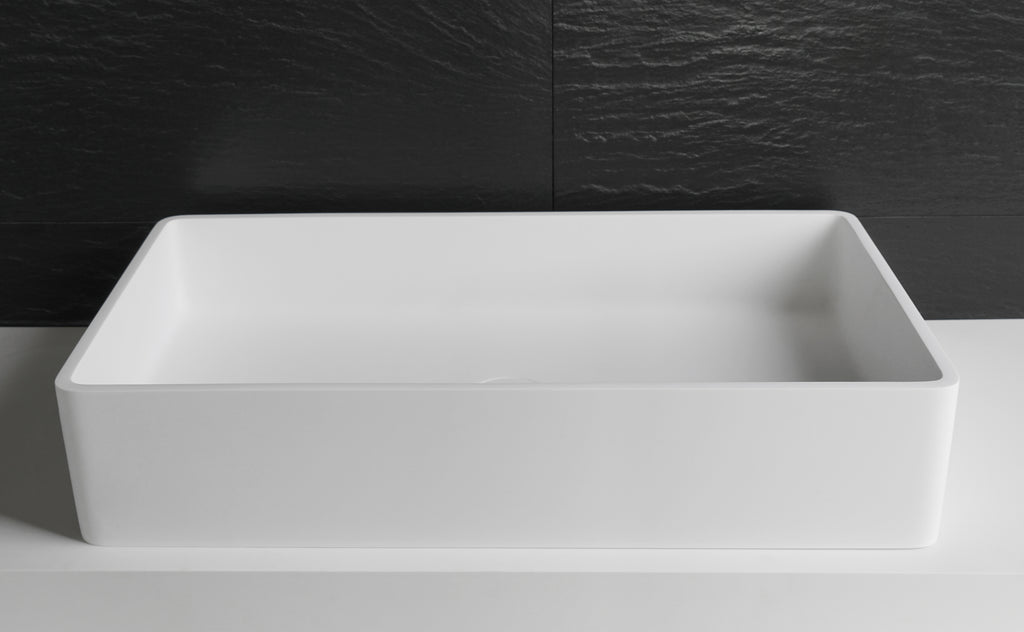 INFINITE | Bologna RR 70 Overcounter Washbasin | INFINITE Solid Surfaces