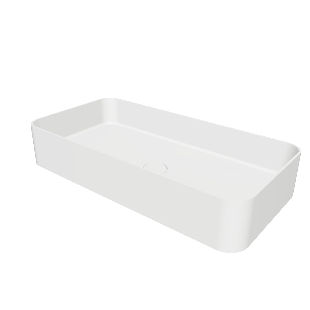 INFINITE | Bologna RR 70 Overcounter Washbasin | INFINITE Solid Surfaces