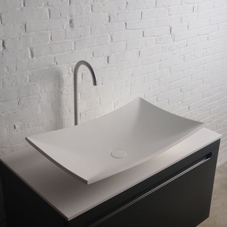 INFINITE | Arezzo 65 Wall Mount Washbasin | INFINITE Solid Surface