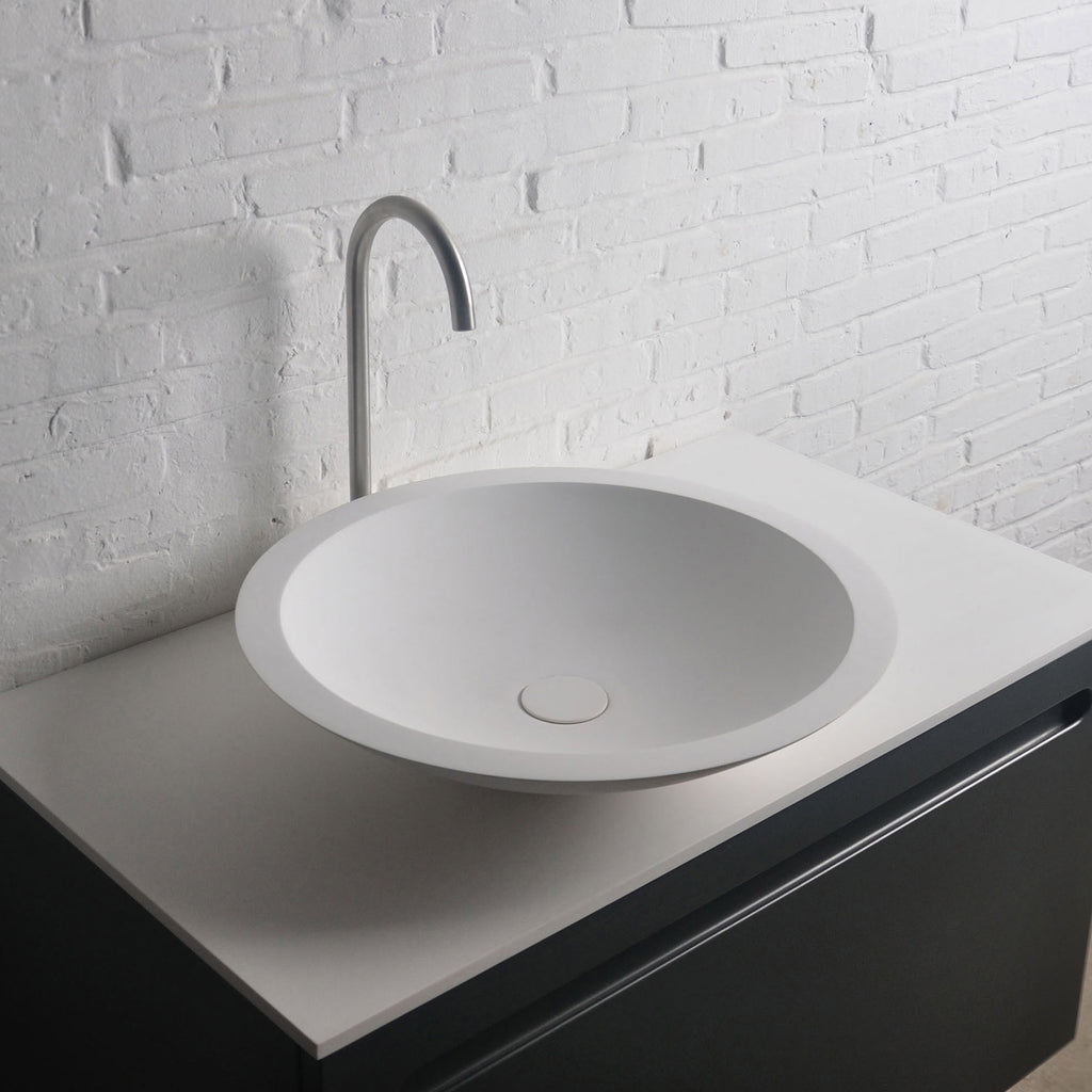 INFINITE | Bari 51.5 Overcounter Washbasin | INFINITE Solid Surfaces