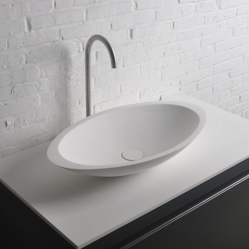 INFINITE | Bari 60 Overcounter Washbasin | INFINITE Solid Surfaces