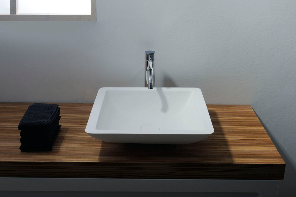 INFINITE | Bari RS 42.5 Overcounter Washbasin | INFINITE Solid Surfaces