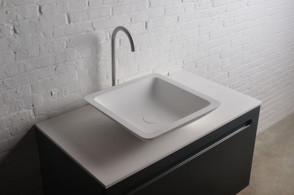 INFINITE | Bari RS 42.5 Overcounter Washbasin | INFINITE Solid Surfaces