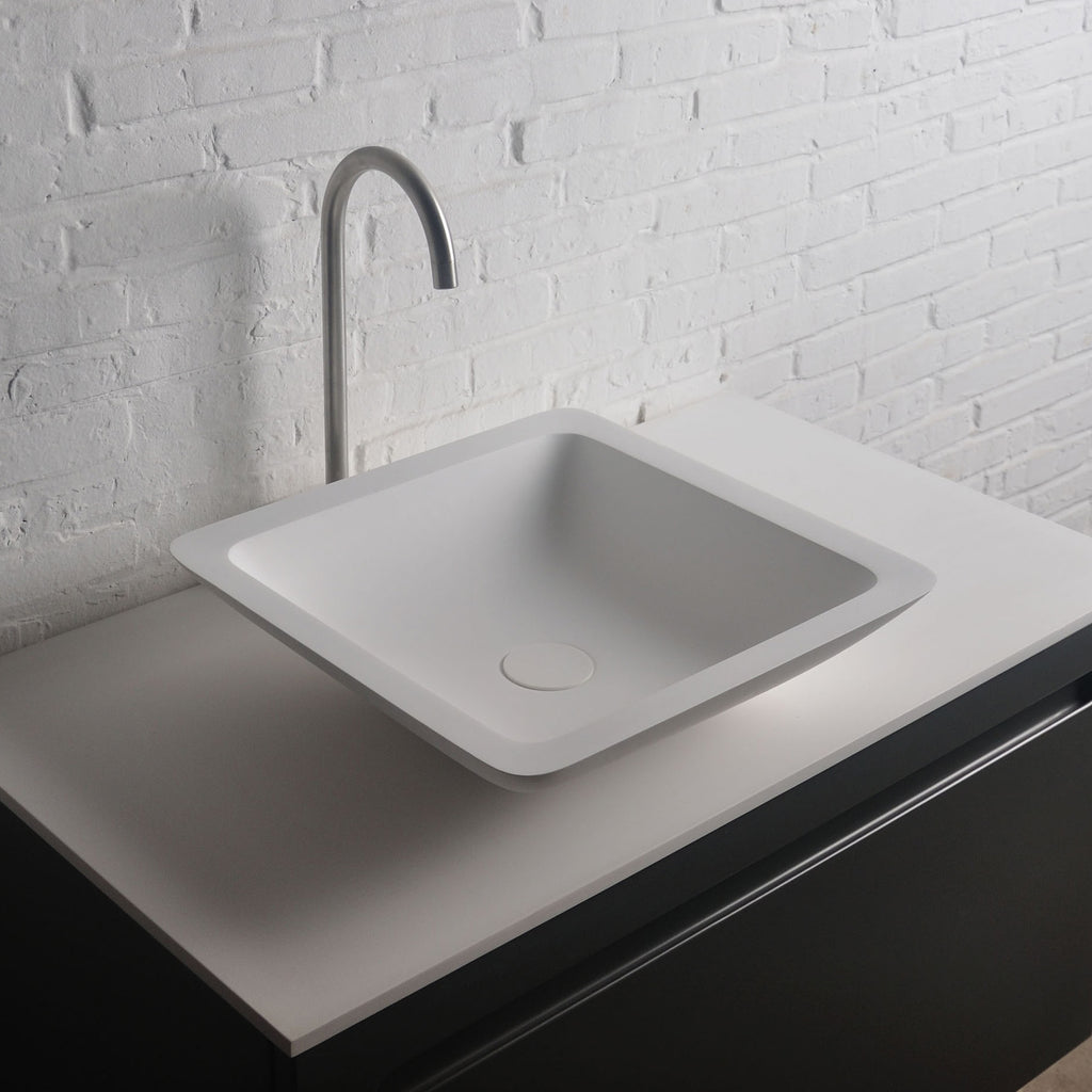 INFINITE | Bari RS 42.5 Overcounter Washbasin | INFINITE Solid Surfaces