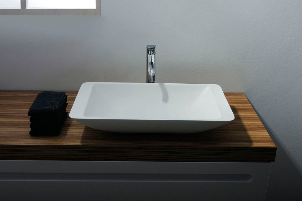 INFINITE | Bari RR 59.5 Overcounter Washbasin | INFINITE Solid Surfaces