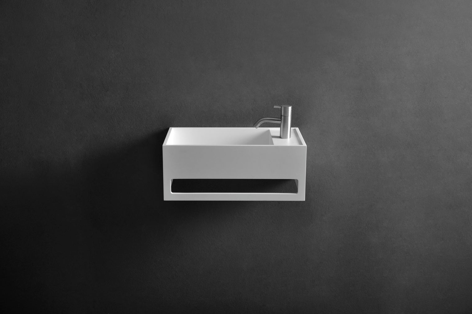 INFINITE | Pure WM 50L | Wall Mount Washbasin | INFINITE Solid Surfaces