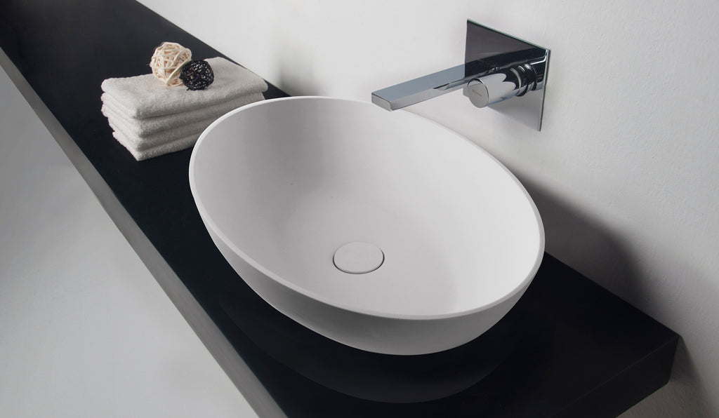 INFINITE | Super Thin Edge 60 | Overcounter Washbasin | INFINITE Solid Surfaces