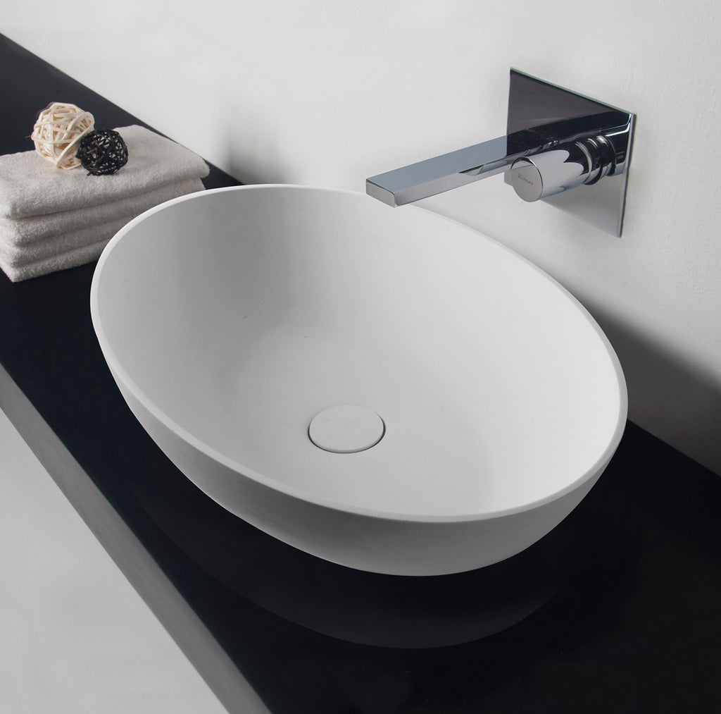 INFINITE | Super Thin Edge 60 | Overcounter Washbasin | INFINITE Solid Surfaces