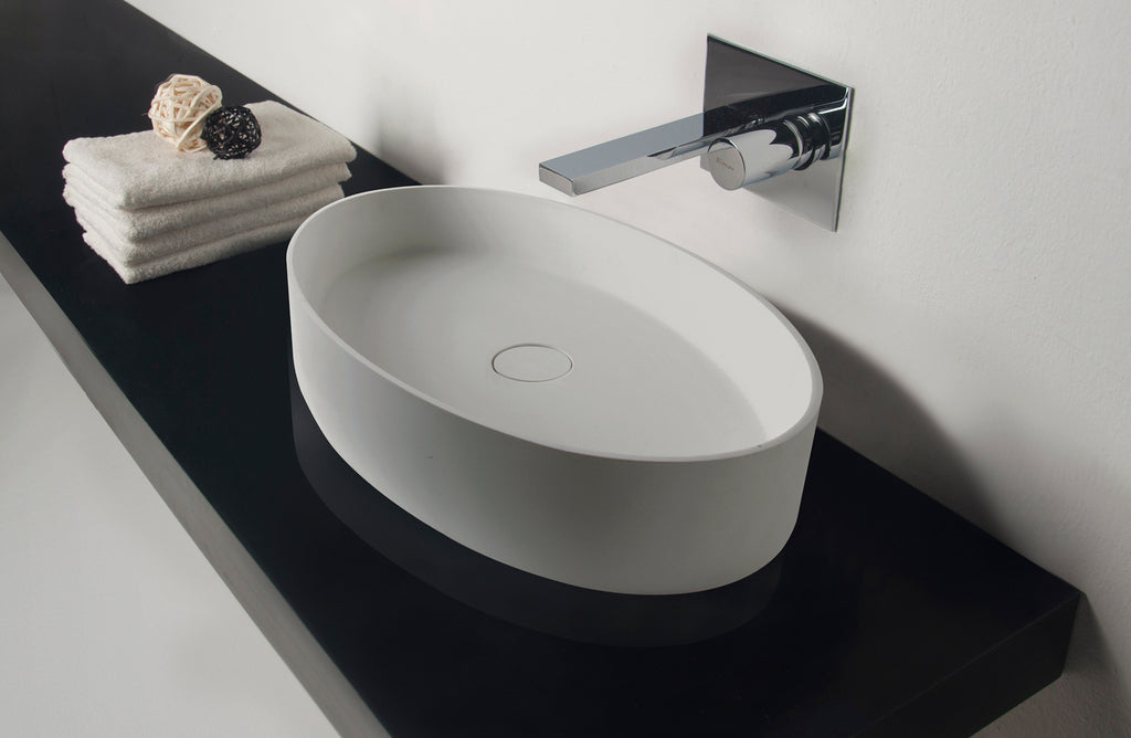 INFINITE | Super Thin Edge 60CL | Overcounter Washbasin | INFINITE Solid Surfaces