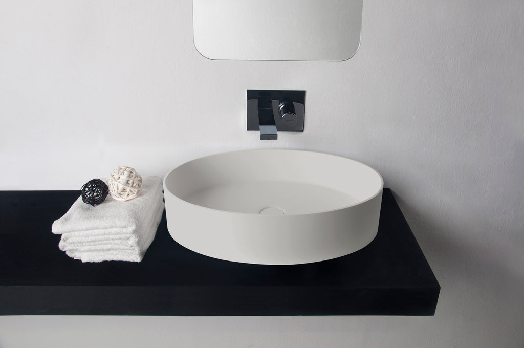 INFINITE | Super Thin Edge 60CL | Overcounter Washbasin | INFINITE Solid Surfaces