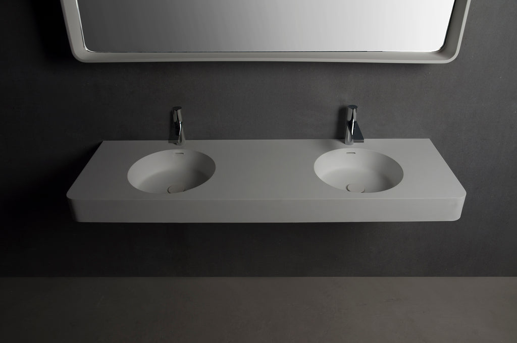 INFINITE | Cirque WM 150DB | Wall Mount Washbasin | INFINITE Solid Surfaces