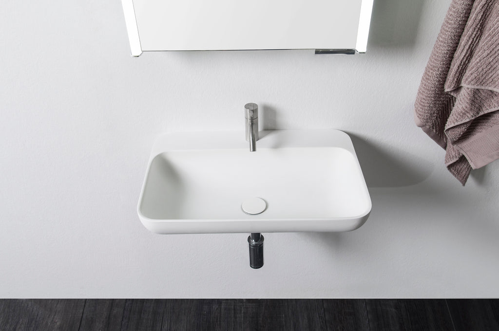 INFINITE | Niagara WM 60 | Wall Mount Washbasin | INFINITE Solid Surfaces