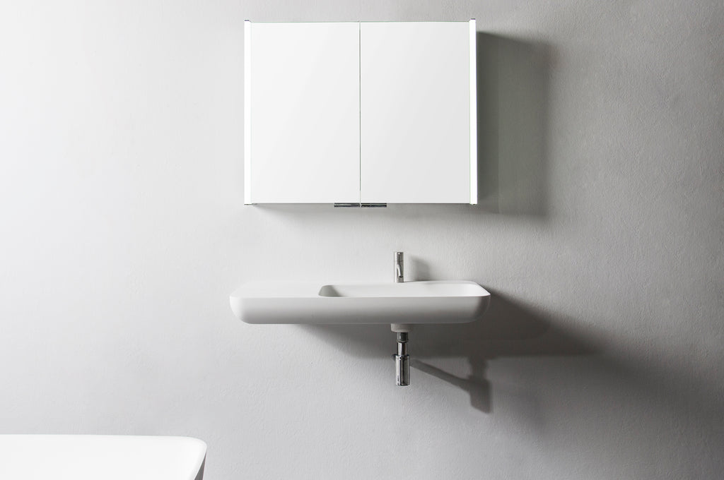 INFINITE | Niagara WM 90R | Wall Mount Washbasin | INFINITE Solid Surfaces