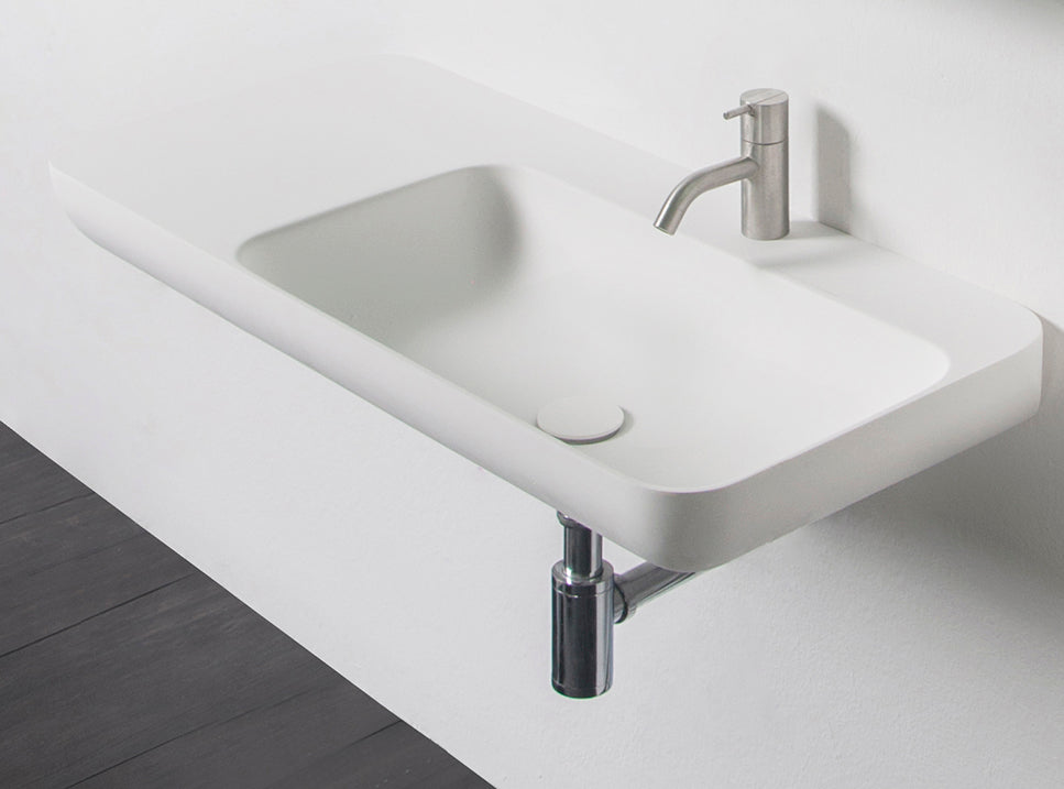 INFINITE | Niagara WM 90R | Wall Mount Washbasin | INFINITE Solid Surfaces