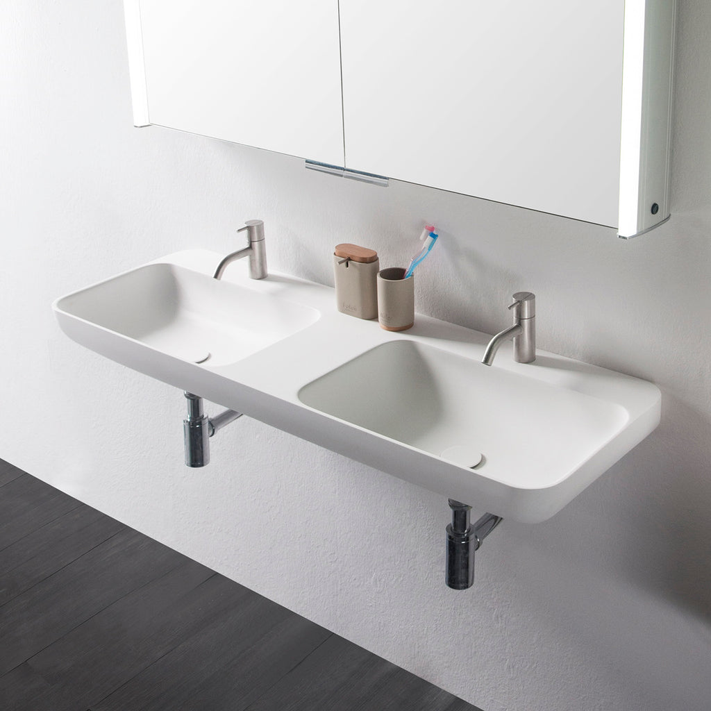 INFINITE | Niagara WM 120DB | Wall Mount Washbasin | INFINITE Solid Surfaces