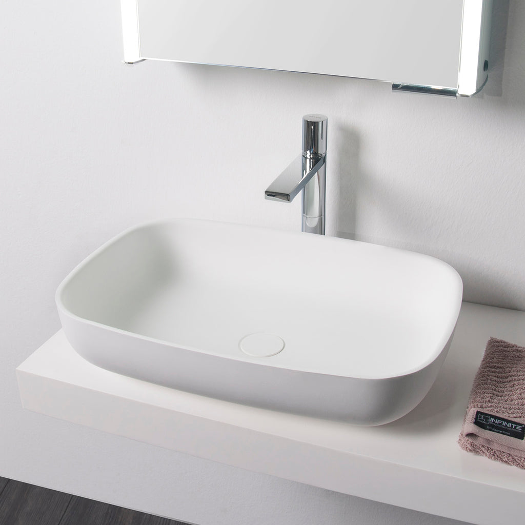 INFINITE | Niagara RR 60 | Overcounter Washbasin | INFINITE Solid Surfaces