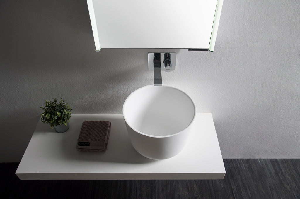 INFINITE | Niagara Laundry 40 | Overcounter Washbasin | INFINITE Solid Surfaces