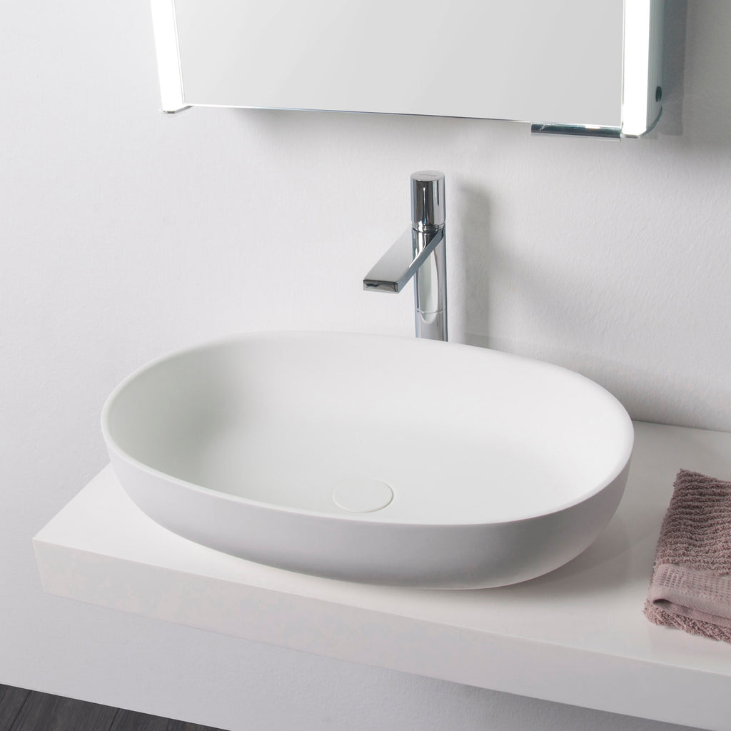 INFINITE | Niagara 60 Overcounter Washbasin | INFINITE Solid Surfaces