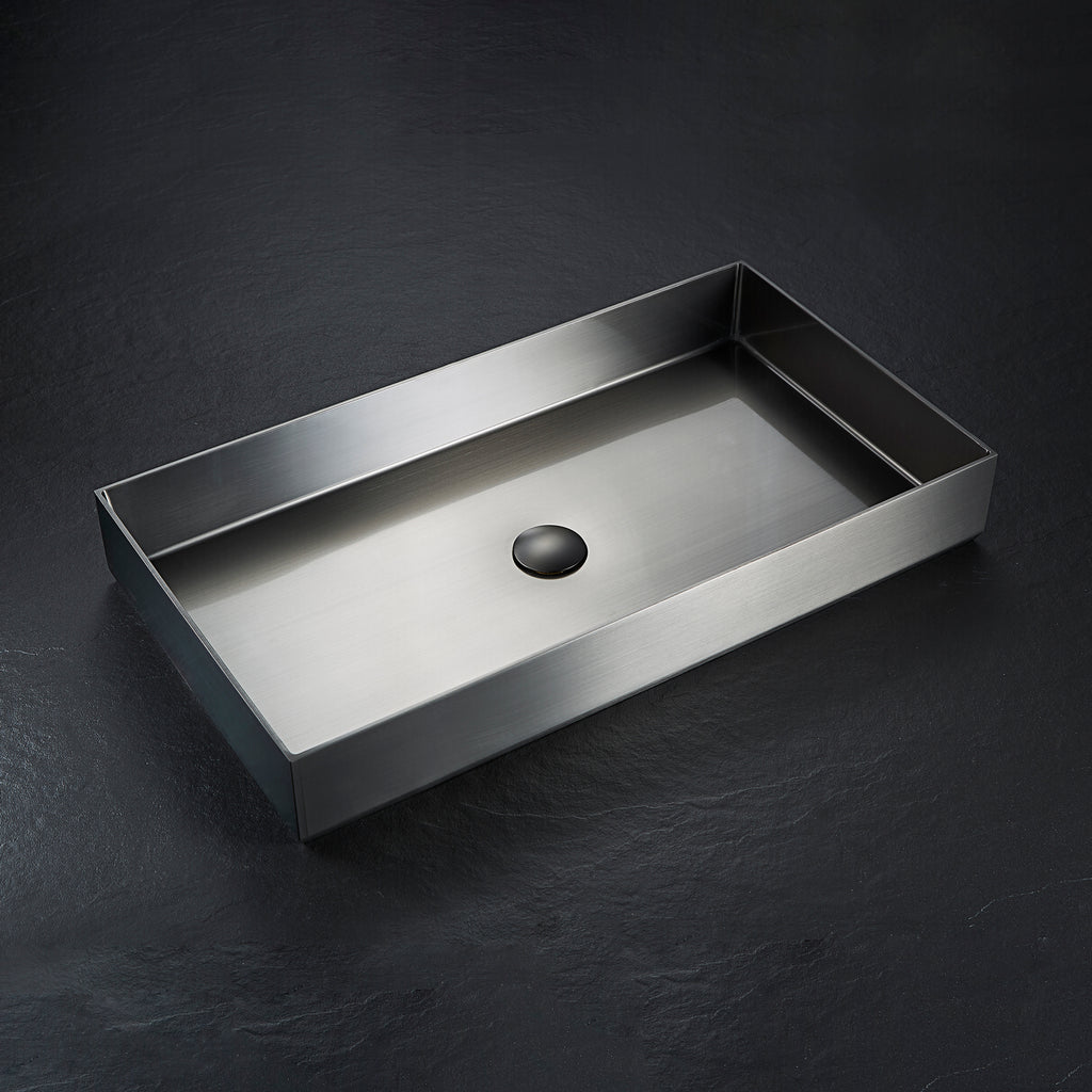 INFINITE | PAVIA R 70 | Overcounter Washbasin | Stainless Steel