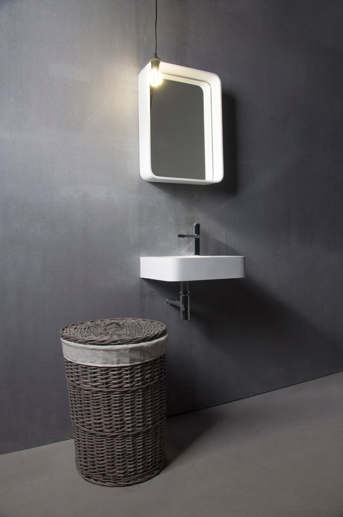 INFINITE | CIRQUE Mirror Shelf 45 | INFINITE Solid Surfaces