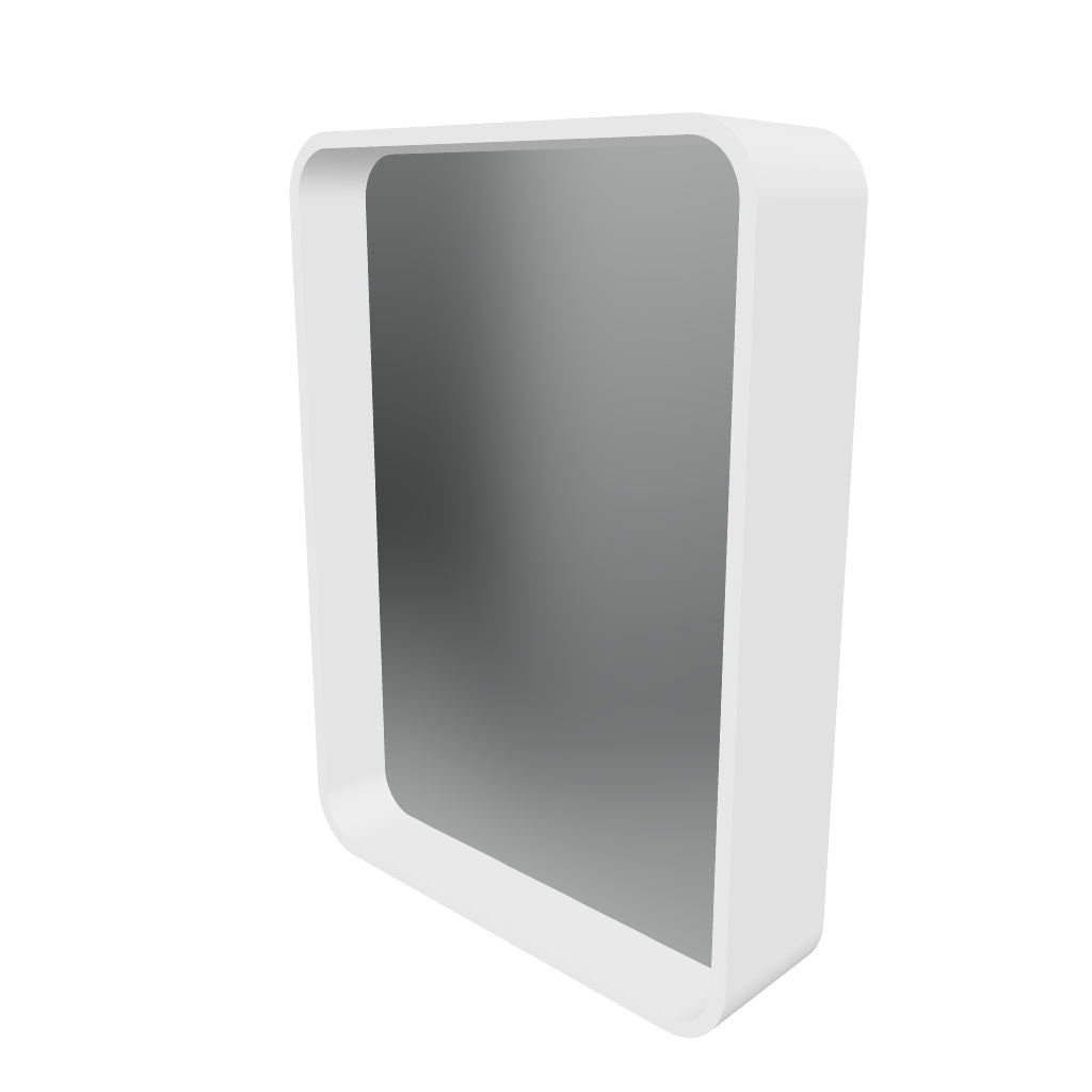 INFINITE | CIRQUE Mirror Shelf 45 | INFINITE Solid Surfaces