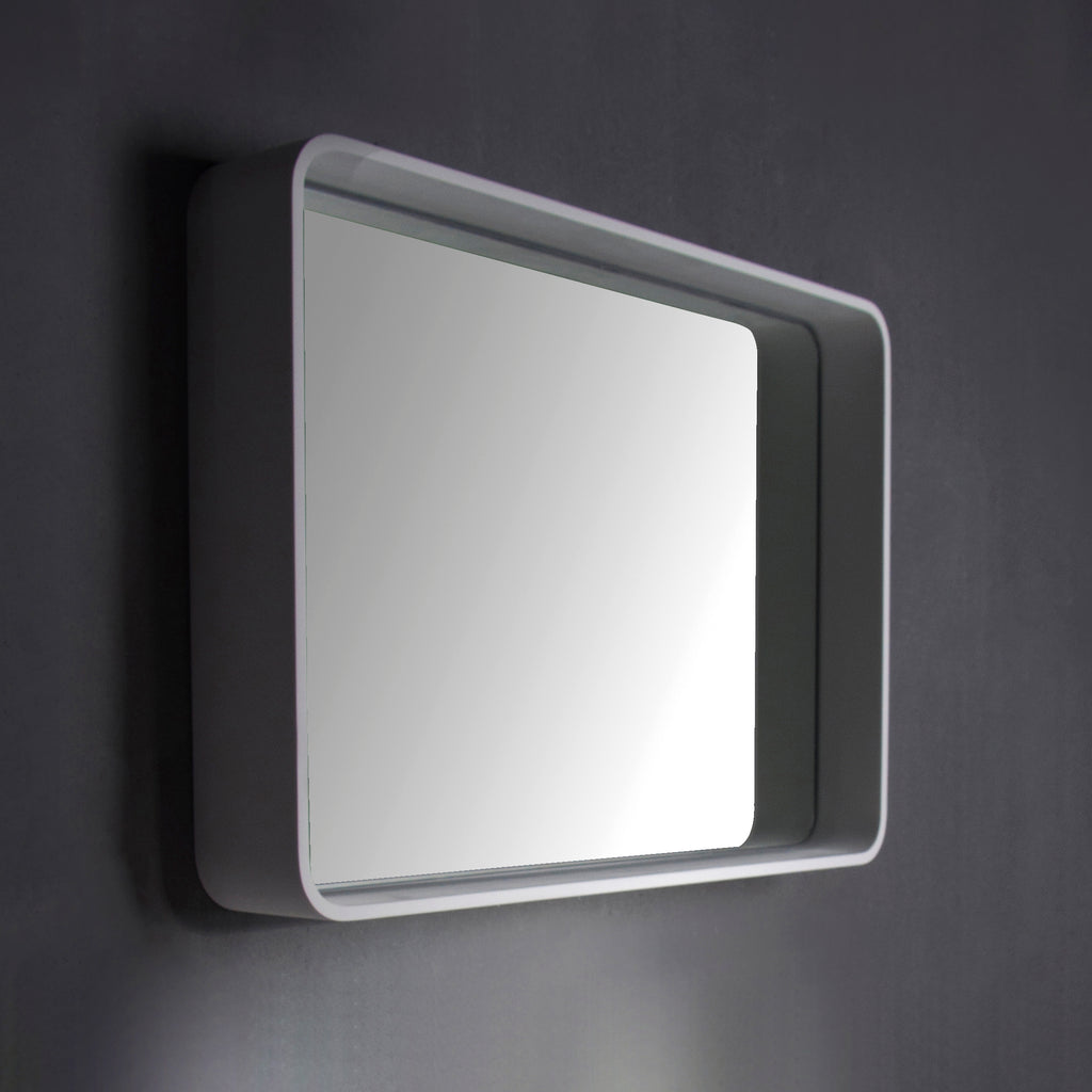 INFINITE | CIRQUE Mirror Shelf 90 | INFINITE Solid Surfaces