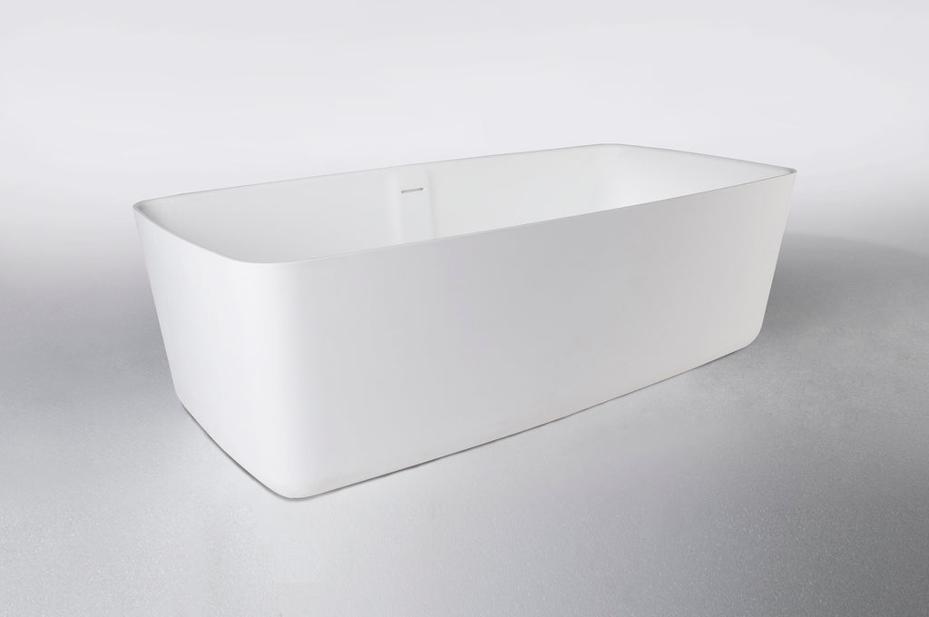 INFINITE | Niagara (Rounded Rectangle) 148 Bathtub | INFINITE Solid Surfaces