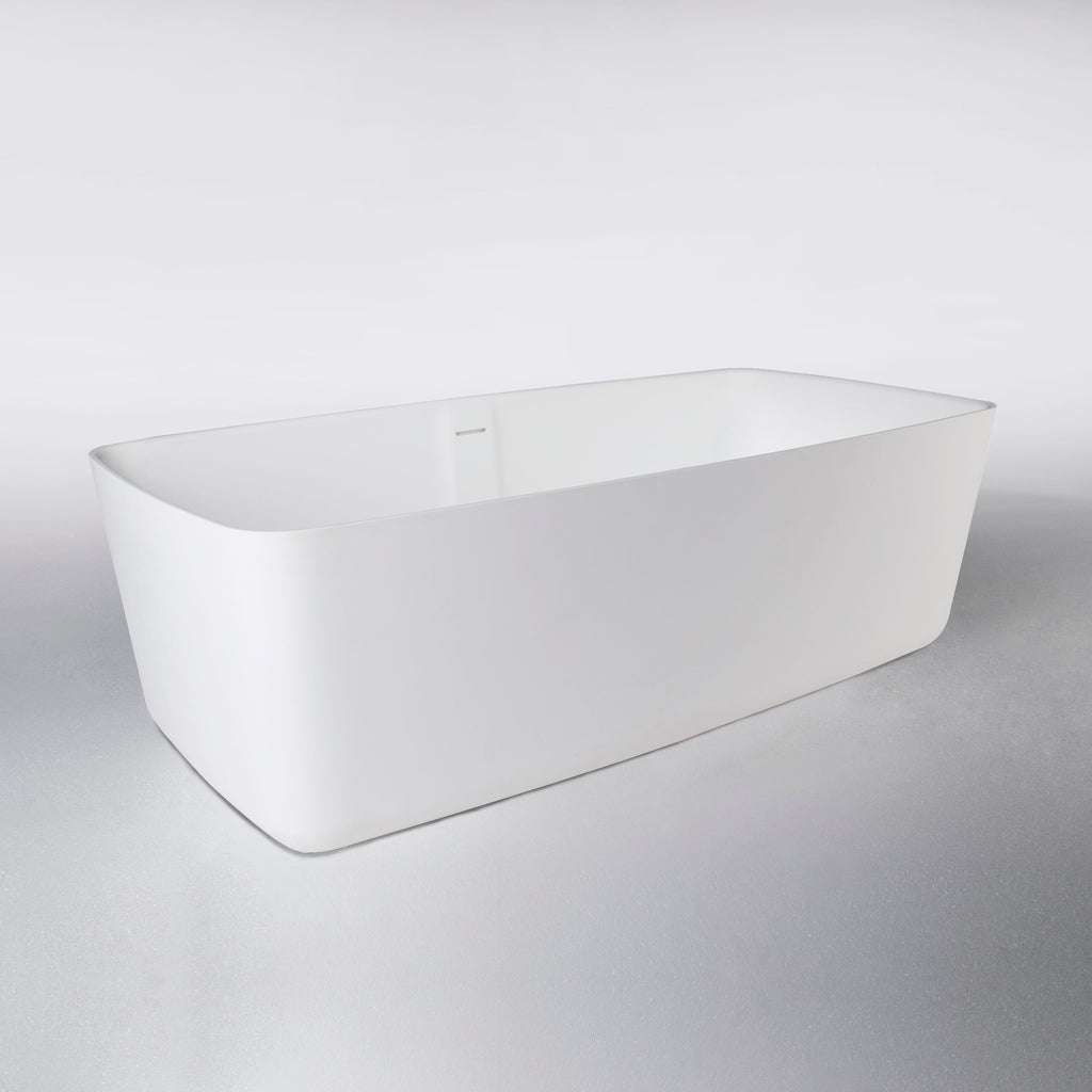 INFINITE | Niagara (Rounded Rectangle) 148 Bathtub | INFINITE Solid Surfaces