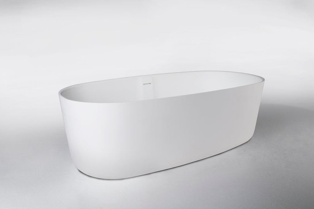 INFINITE | Niagara (Oval) 148 Bathtub | INFINITE Solid Surfaces