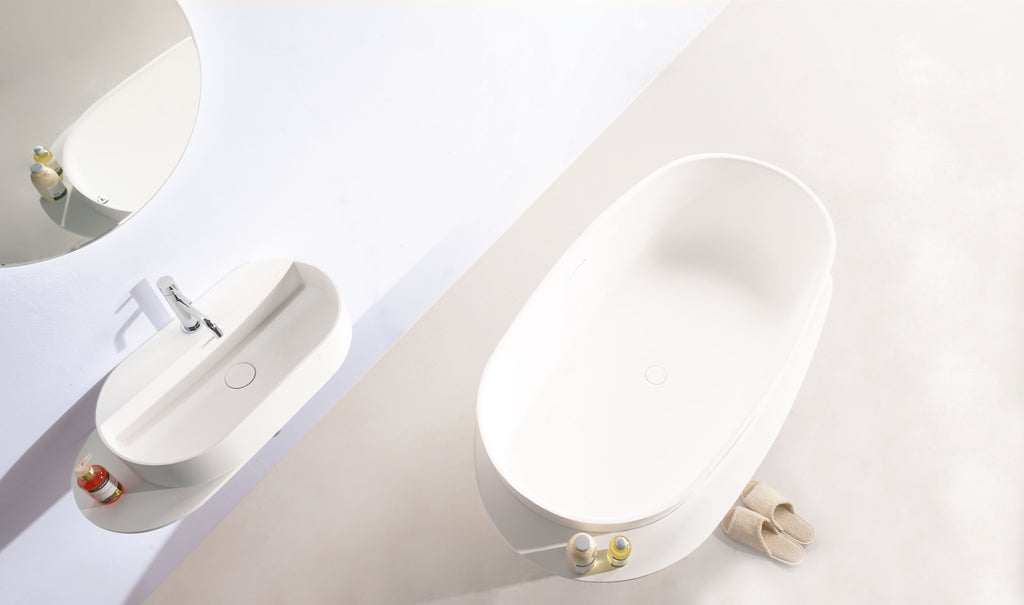 INFINITE | Captop 8.1 Wall Mount Washbasin | INFINITE Solid Surfaces