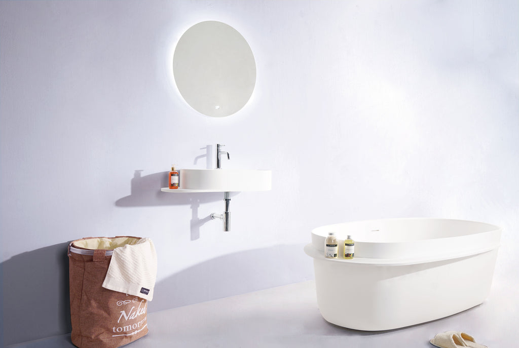 INFINITE | Captop 8.1 Wall Mount Washbasin | INFINITE Solid Surfaces