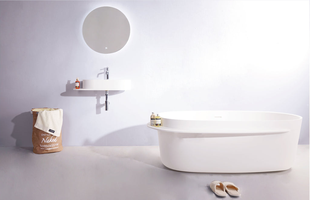 INFINITE | Captop 8.1 Wall Mount Washbasin | INFINITE Solid Surfaces