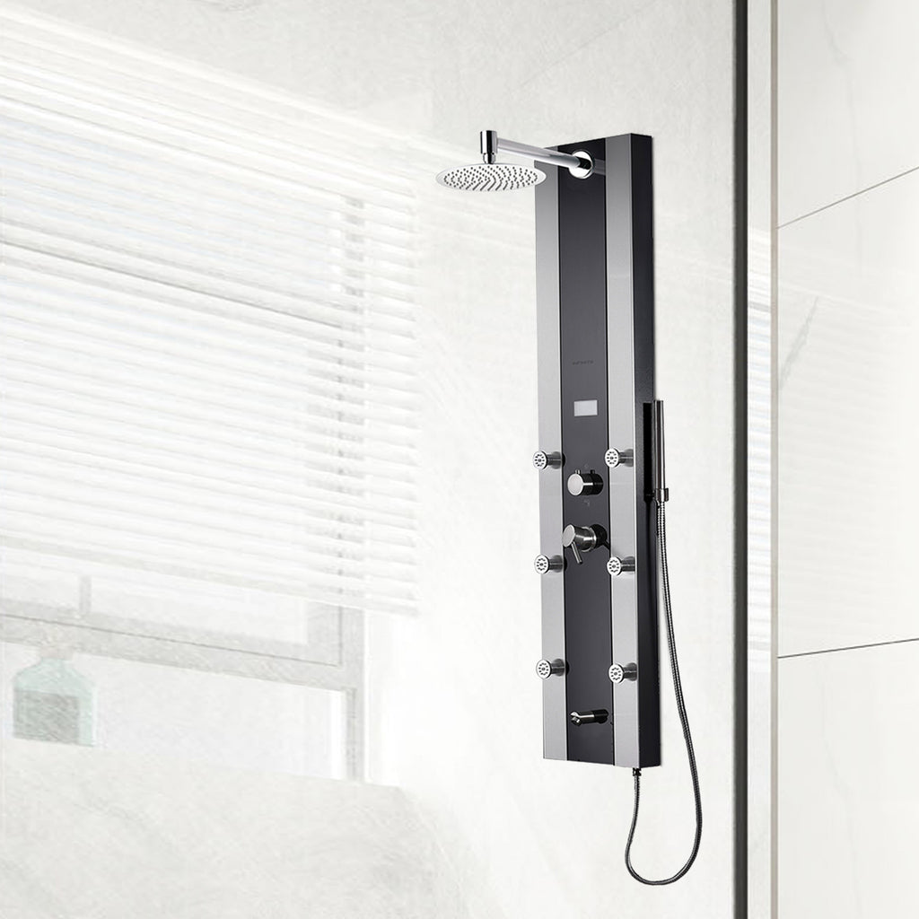 INFINITE | STORM Shower Columns | Stainless Steel