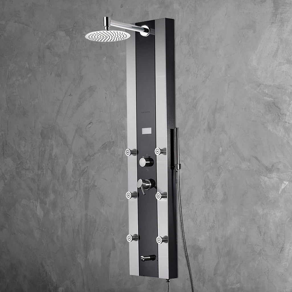 INFINITE | STORM Shower Columns | Stainless Steel