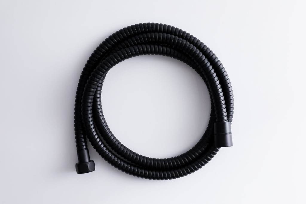 INFINITE | 1.5M Stainless Steel Black Shower Hose | Stainless Steel