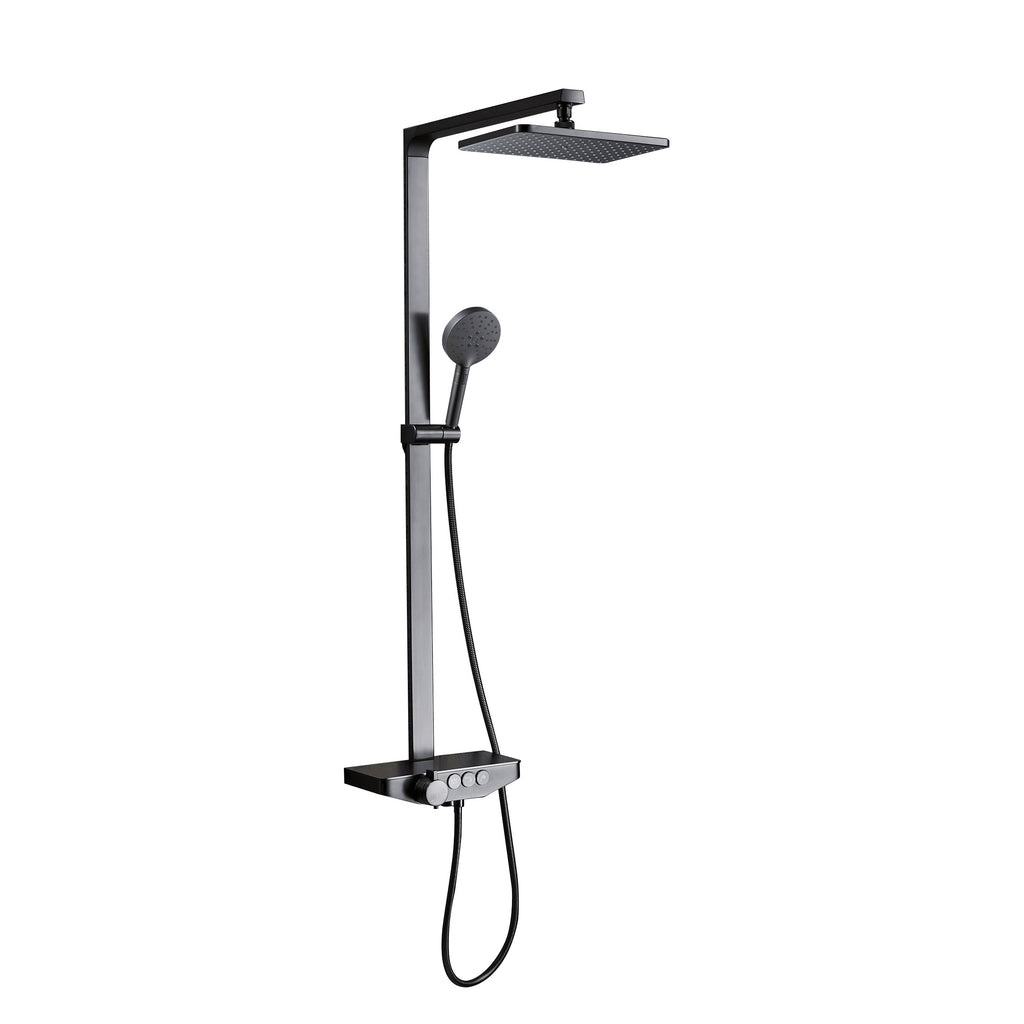 INFINITE | VIENNA Shower Set with Rainfall | Stainless Steel