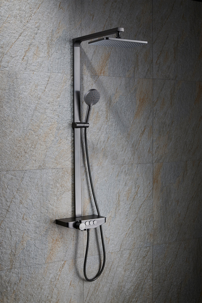 INFINITE | VIENNA Shower Set with Rainfall | Stainless Steel