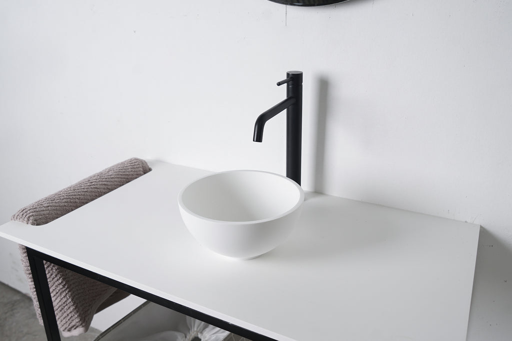 INFINITE | Super Thin Edge 24.5 | Overcounter Washbasin | INFINITE Solid Surfaces