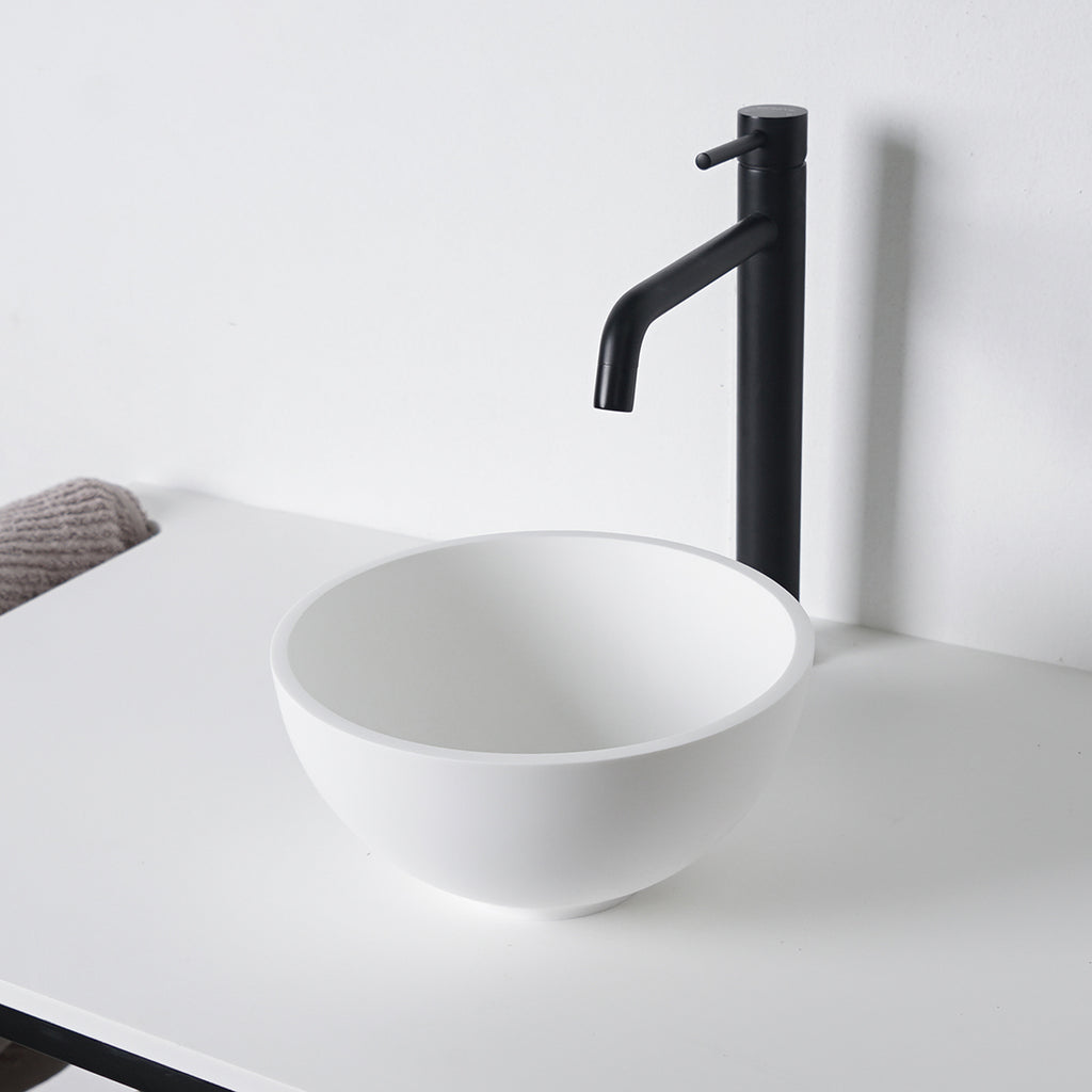 INFINITE | Super Thin Edge 24.5 | Overcounter Washbasin | INFINITE Solid Surfaces