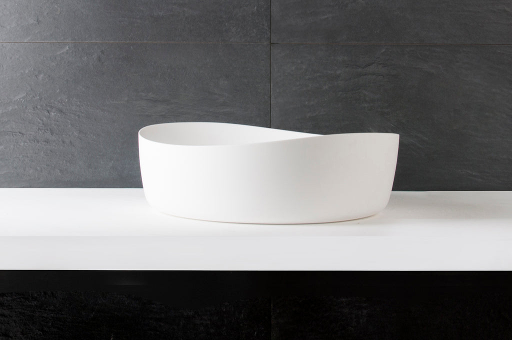 INFINITE | SolidHarmony 40 | Overcounter Washbasin | INFINITE Solid Surfaces