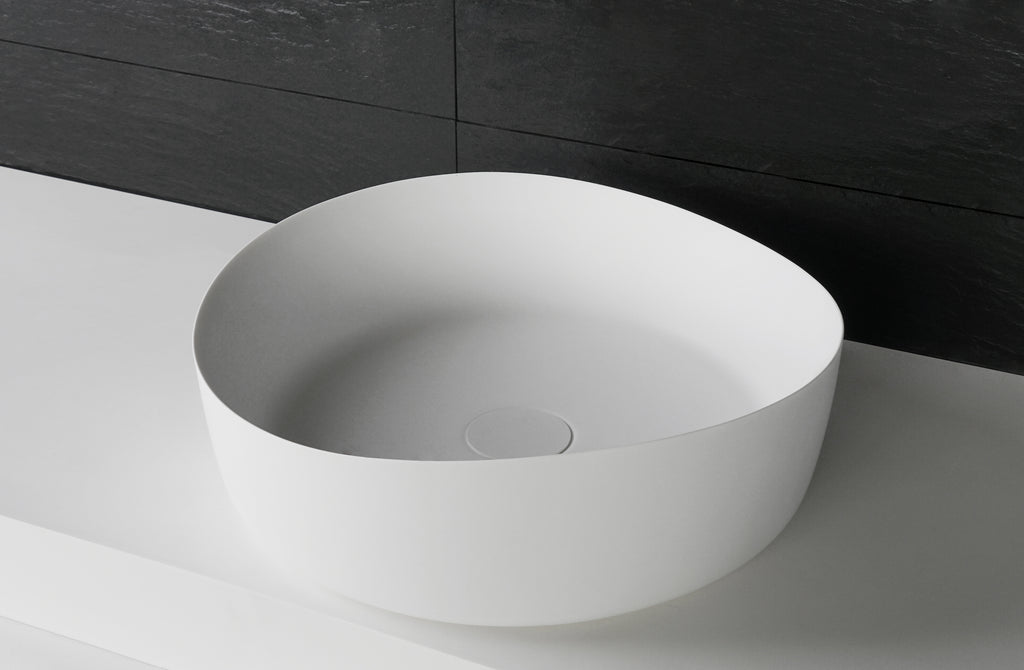 INFINITE | SolidHarmony 40 | Overcounter Washbasin | INFINITE Solid Surfaces