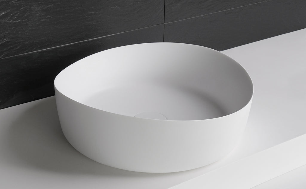 INFINITE | SolidHarmony 40 | Overcounter Washbasin | INFINITE Solid Surfaces