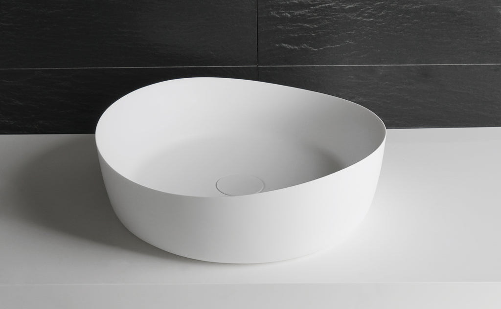 INFINITE | SolidHarmony 40 | Overcounter Washbasin | INFINITE Solid Surfaces