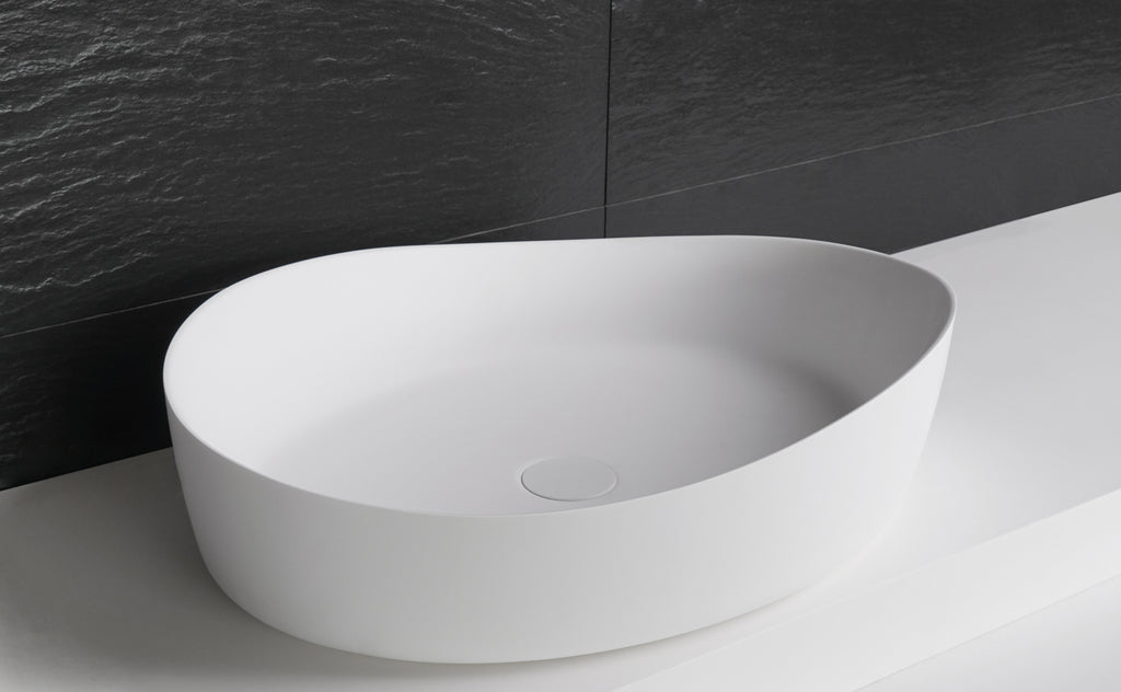 INFINITE | SolidHarmony 60 | Overcounter Washbasin | INFINITE Solid Surfaces