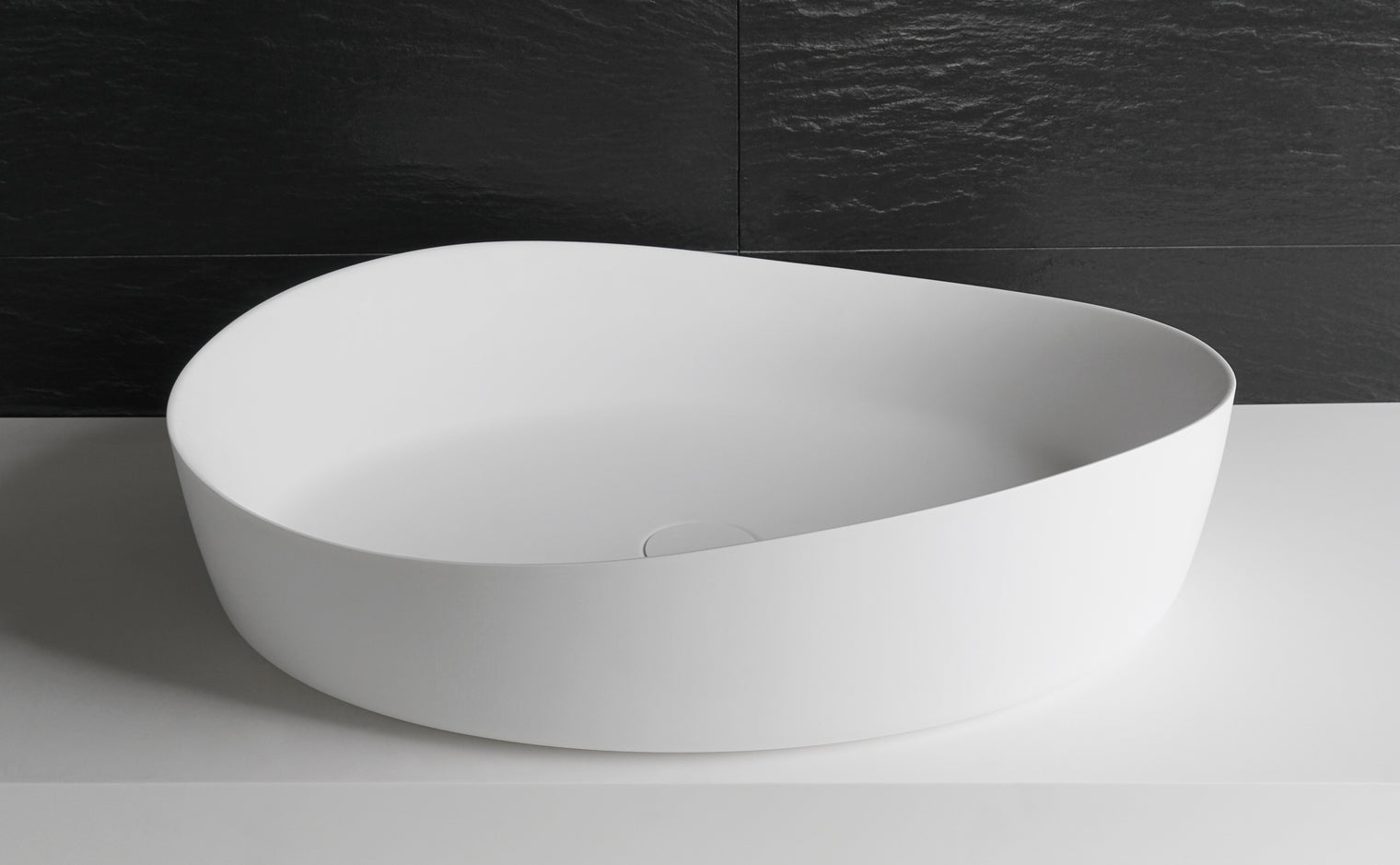 INFINITE | SolidHarmony 60 | Overcounter Washbasin | INFINITE Solid Surfaces
