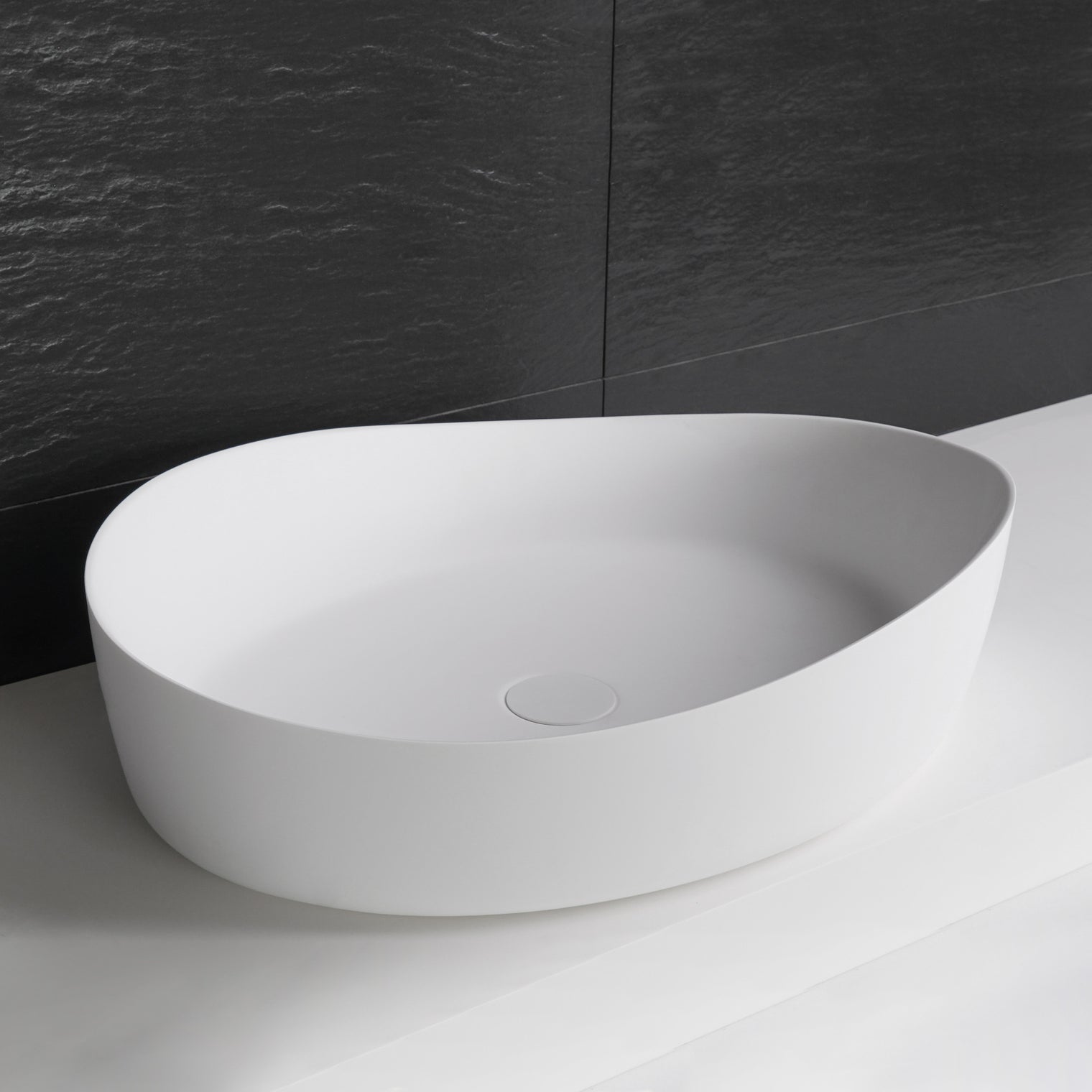 INFINITE | SolidHarmony 60 | Overcounter Washbasin | INFINITE Solid Surfaces